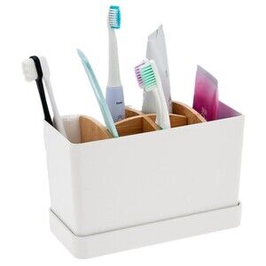 Electric Toothbrush Holders For Bathrooms Organizer Counter Tooth Brushing Stora